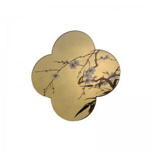 Zotye de acero inoxidable de oro electroplacado chino-Artículos decorativos de acero inoxidable de estilo estilo